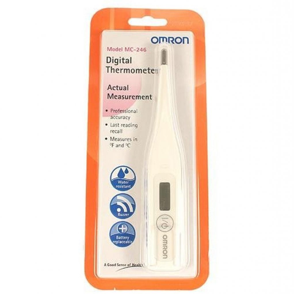 Omron Digital Thermometer Model MC246 Chulalongkorn Health Service